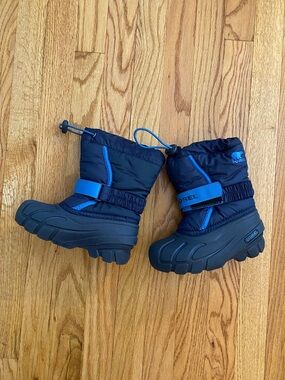 Sorel Navy and Blue Kids' Winter Boots
